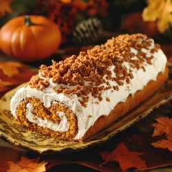 Pumpkin Roll Cake