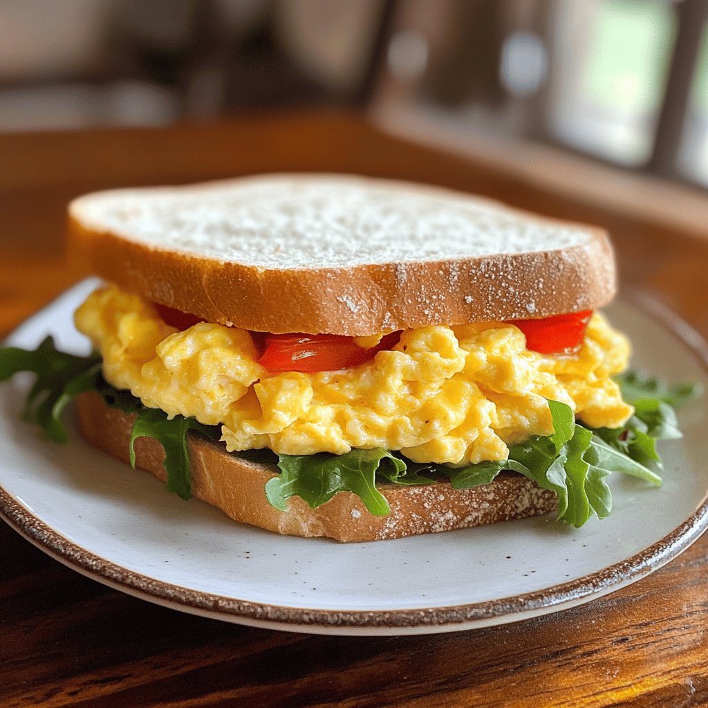 Scrambled Egg Sandwich