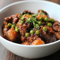 Jamaican Oxtail with Broad Beans