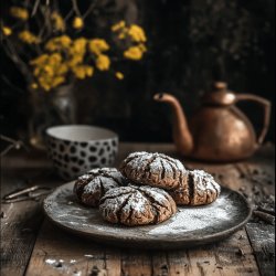 Crinkles au chocolat fondants