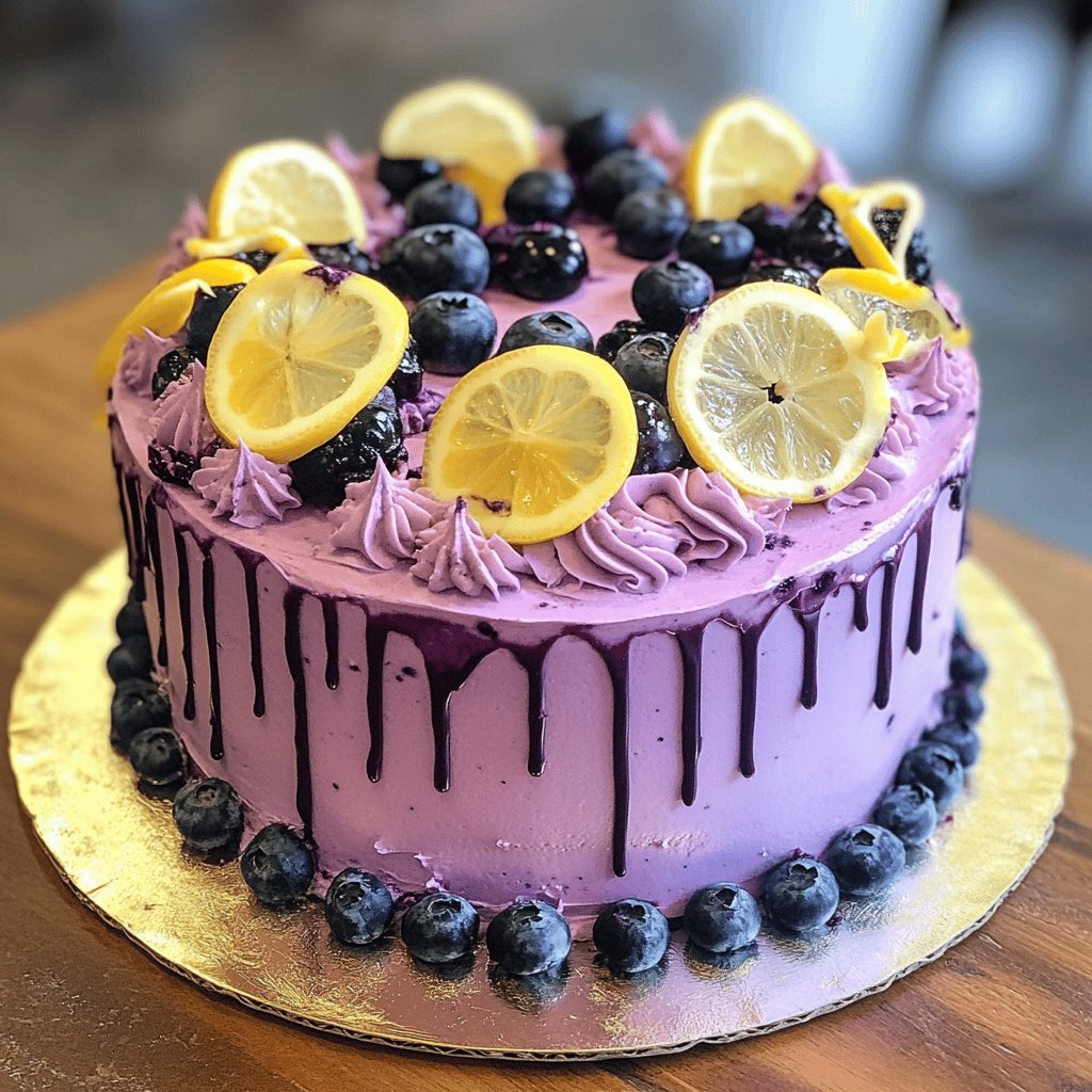 Lemon Blueberry Cake