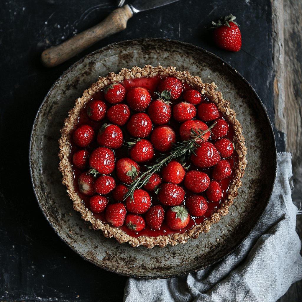 Tarte aux fraises simple