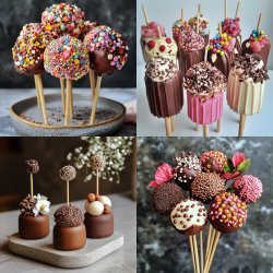 Délicieux Pop Cakes au Chocolat