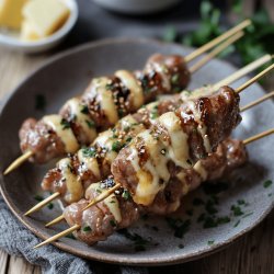 Yakitori bœuf au fromage rapide