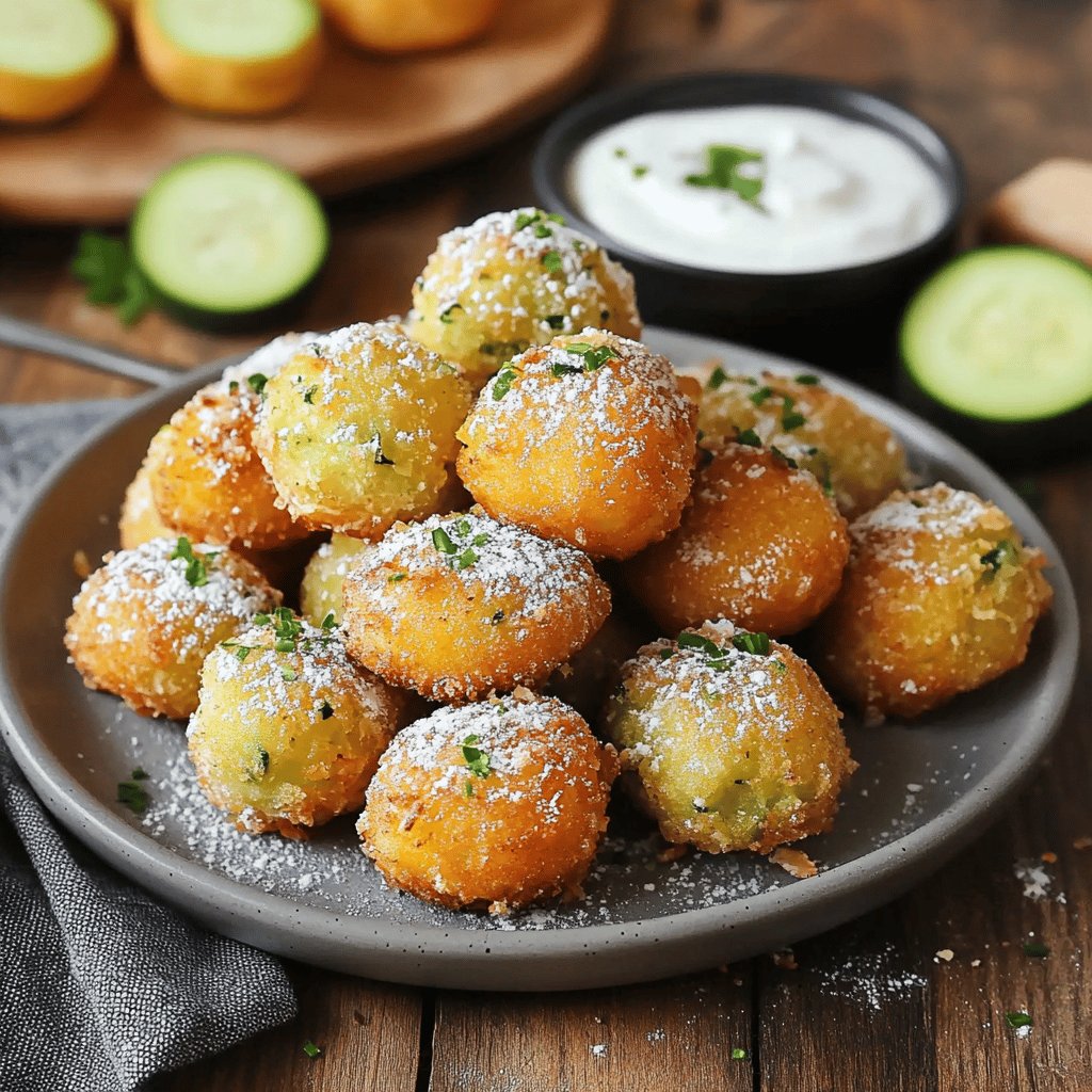 Beignets de courgettes au Airfryer