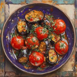 Aubergines à la tomate