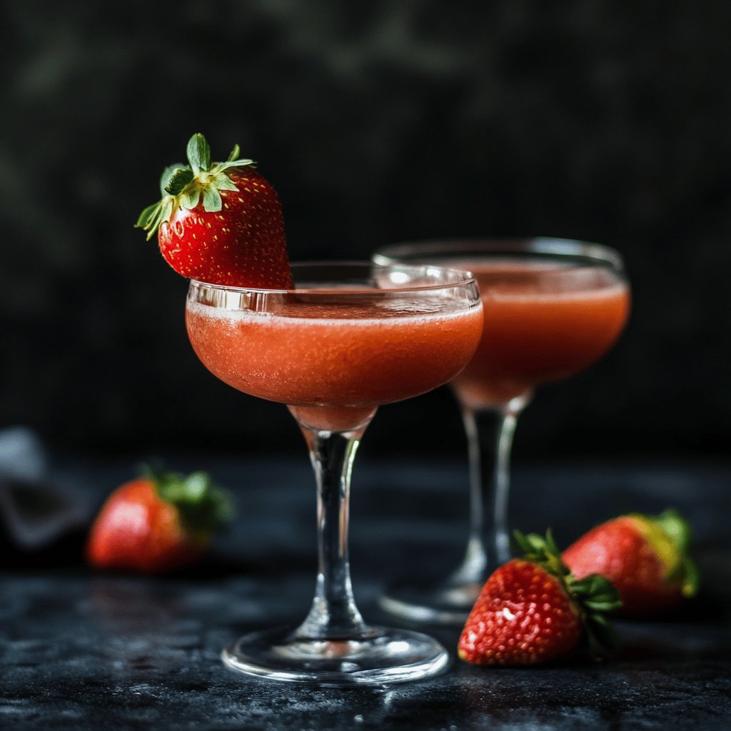 Refreshing Virgin Strawberry Daiquiri