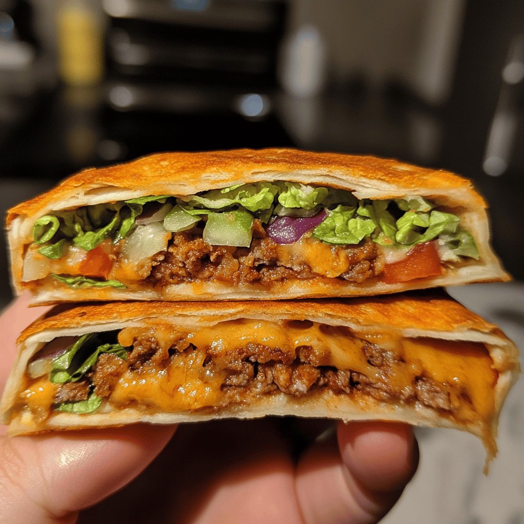 Homemade Crunchwrap Supreme