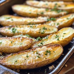 Garlic-Parmesan Fingerling Potatoes