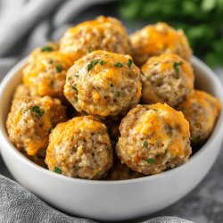 Simple Sausage Cheese Balls