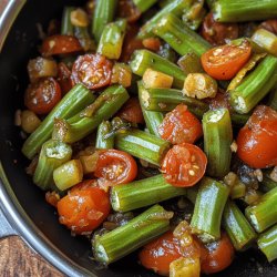 Savory Okra and Tomatoes