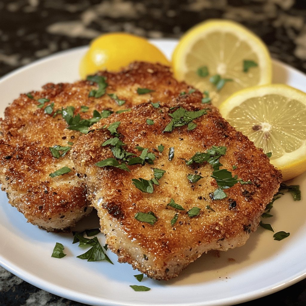 Italian Breaded Pork Chops