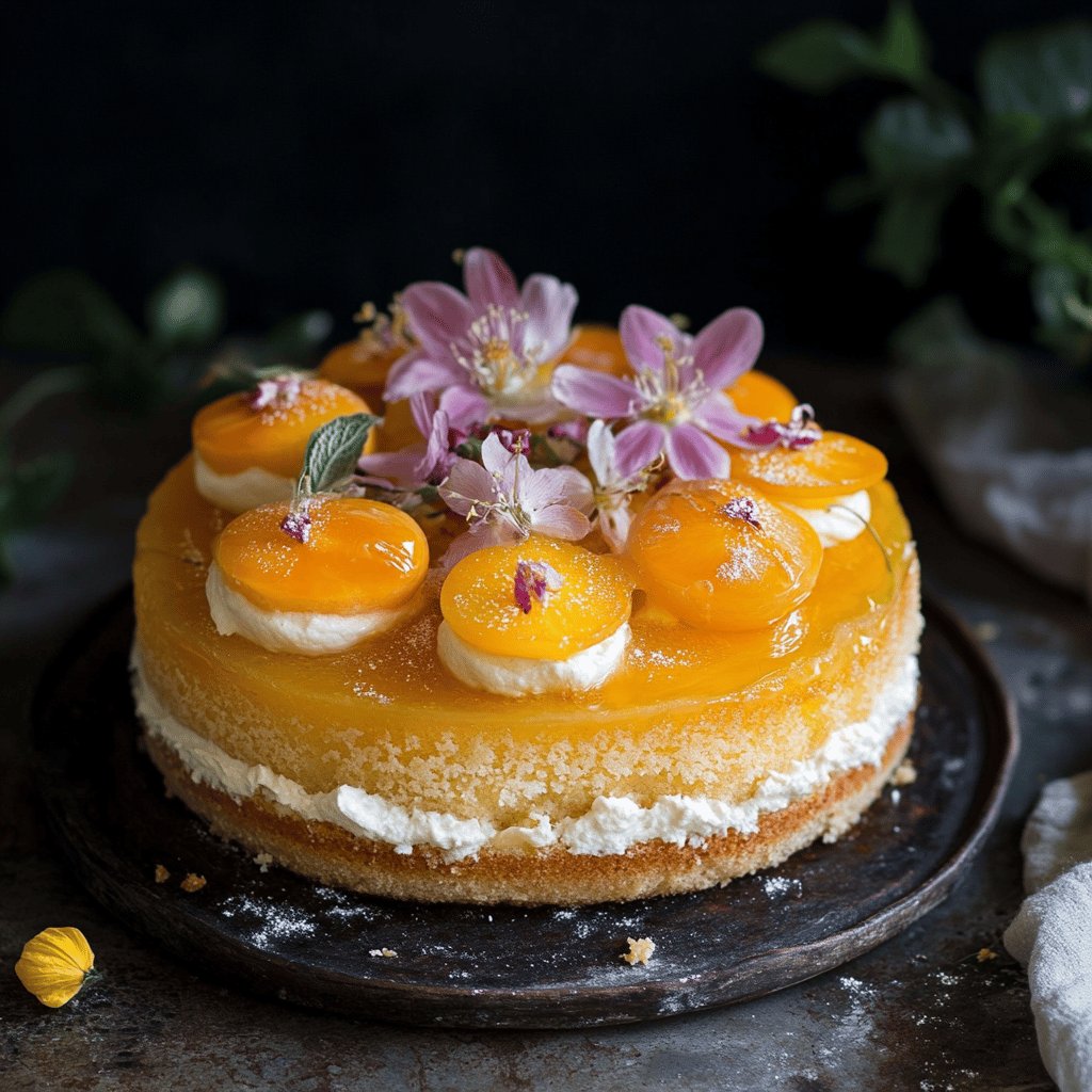 Gâteau aux abricots