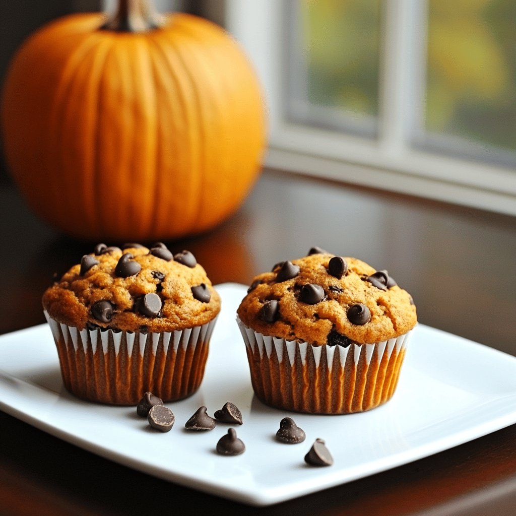 Pumpkin Chocolate Chip Muffins