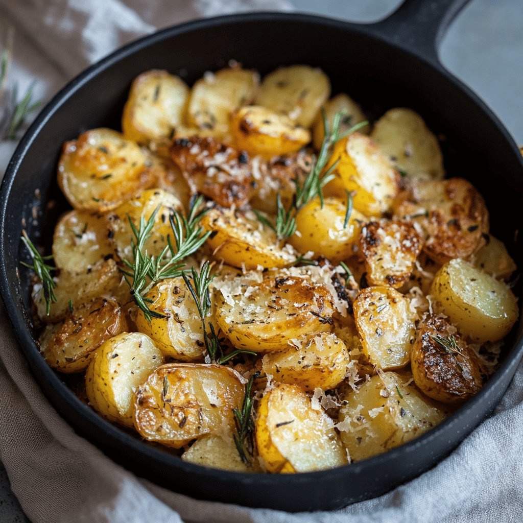 Pommes de terre rôties croustillantes