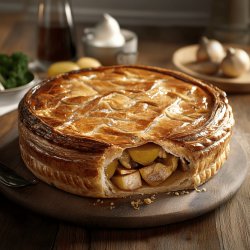 Tourte aux poireaux