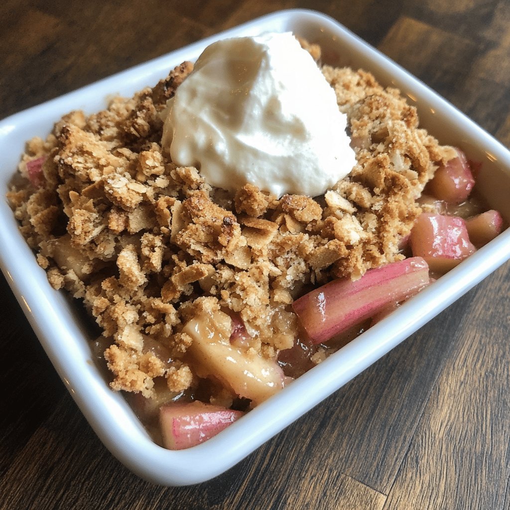 Classic Rhubarb Crisp