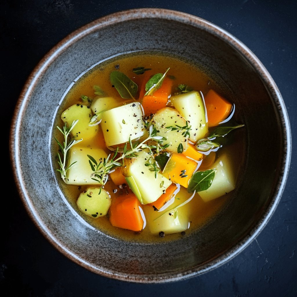 Bouillon de légumes maison