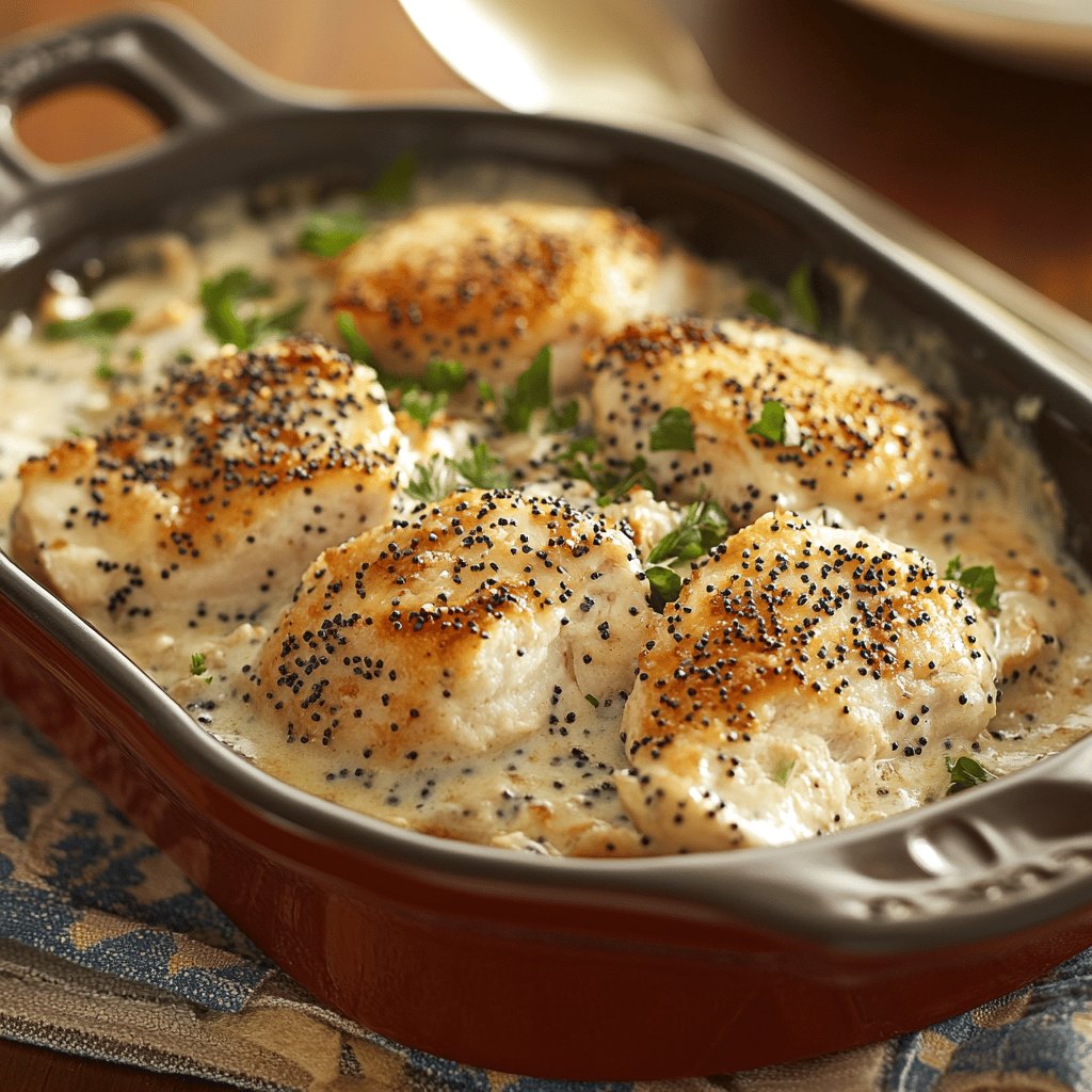 Chicken and Poppy Seed Casserole