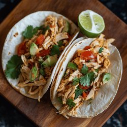 Quick Shredded Chicken Tacos