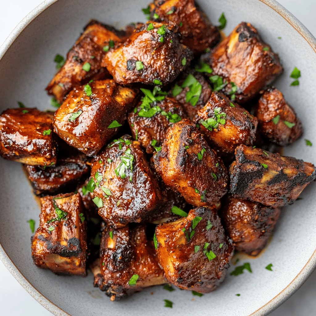 Oven-Baked Barbecue Rib Tips