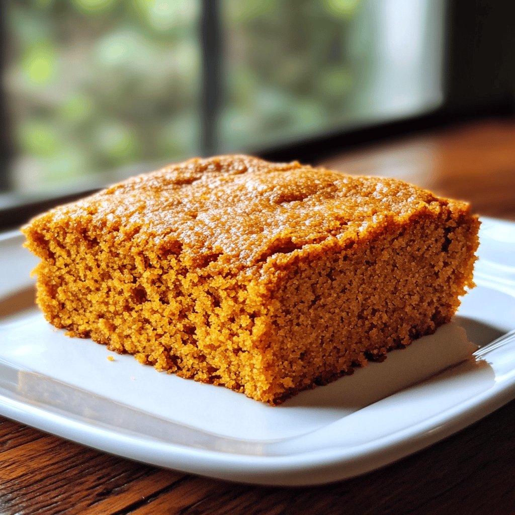 Easy 2-Ingredient Pumpkin Cake