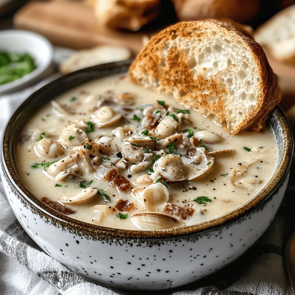 Classic New England Clam Chowder