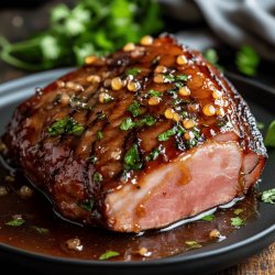 Brown Sugar Glazed Ham Steak