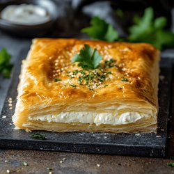 Traditional Greek Galaktoboureko