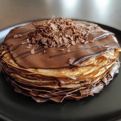 Gâteau de crêpes au chocolat