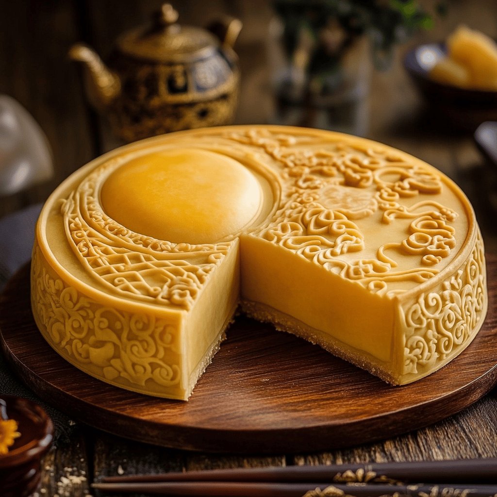 Gâteau de lune traditionnel chinois