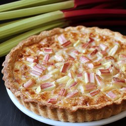 Tarte à la rhubarbe classique