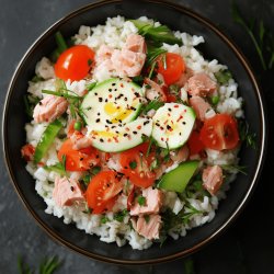 Salade de riz au thon