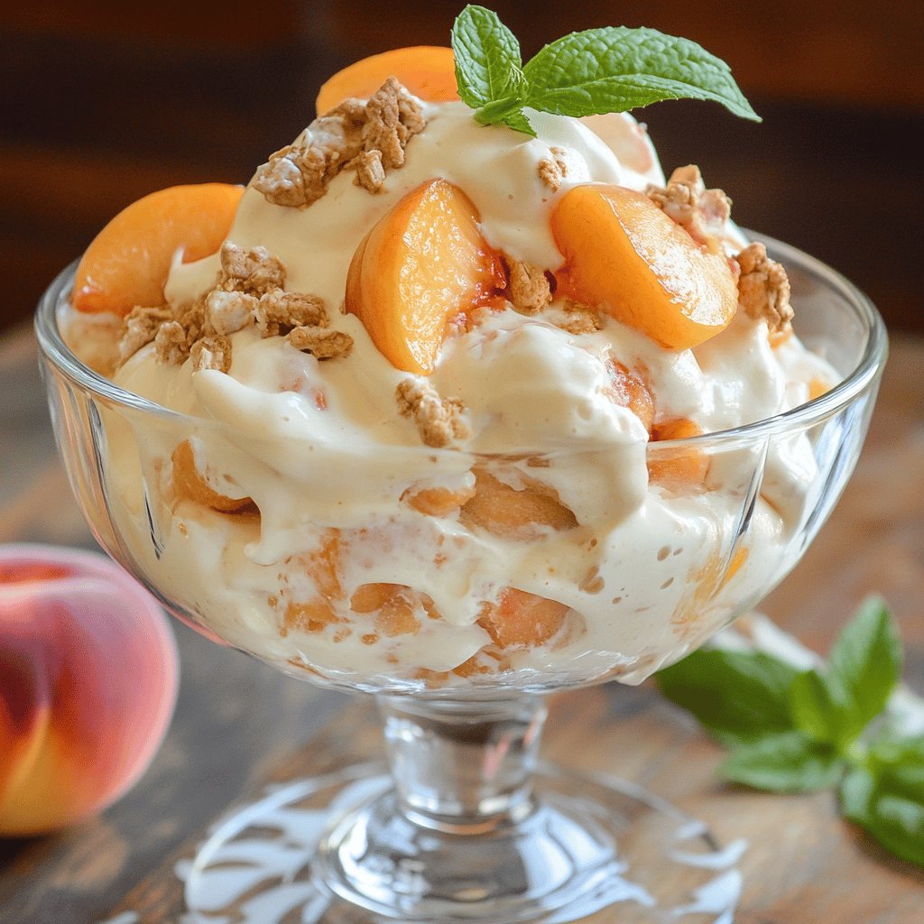 Peaches and Cream Delight