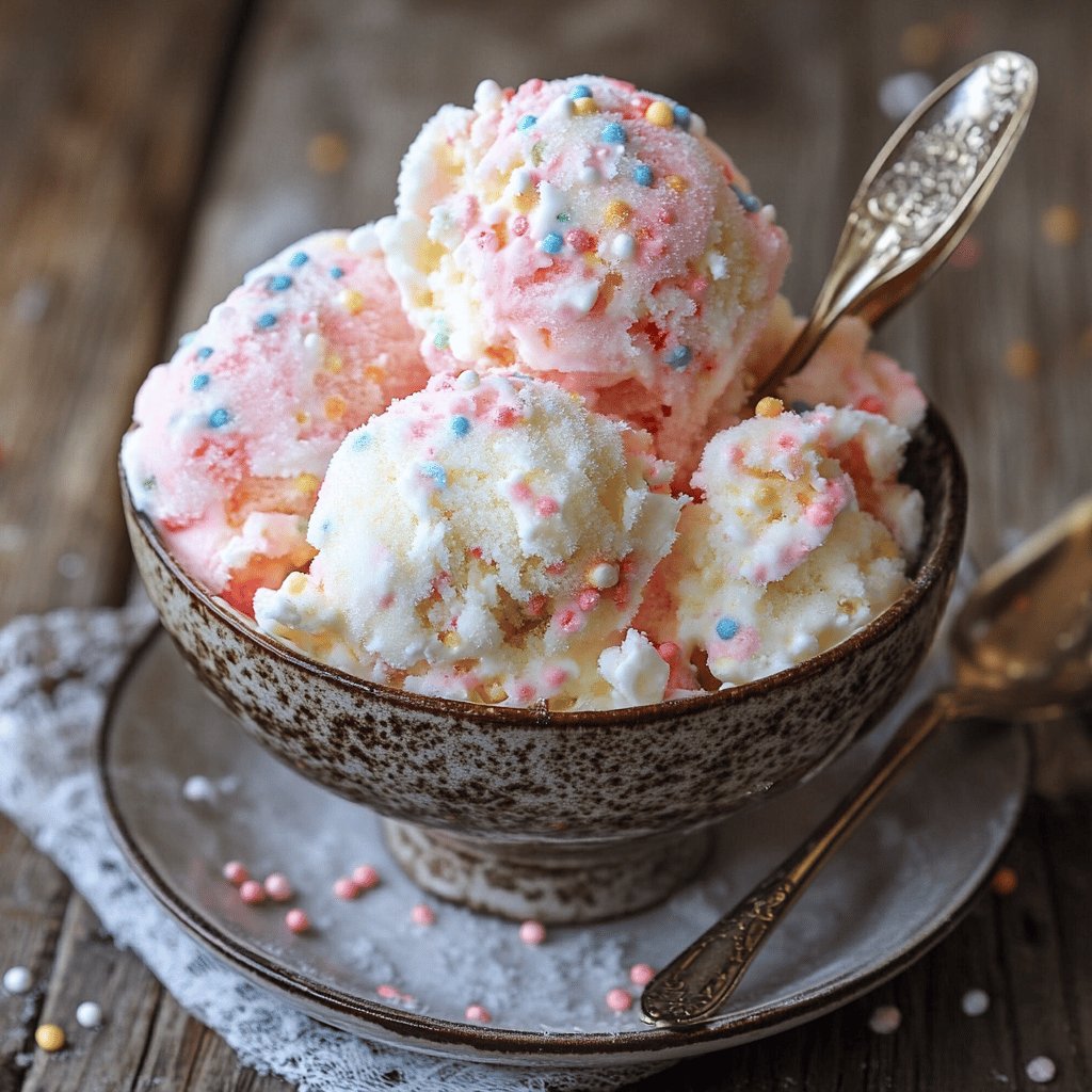 Homemade Snow Ice Cream