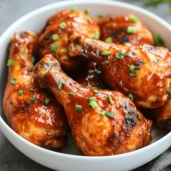 Baked BBQ Chicken Drumsticks