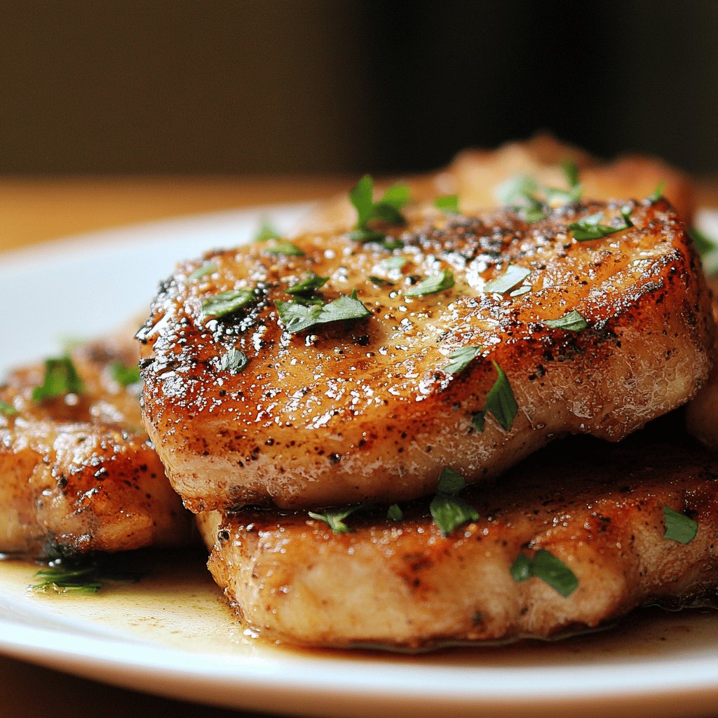 Delicious Pan-Fried Pork Chops