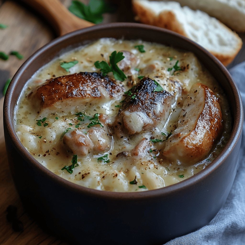 Potée de chou blanc à la saucisse