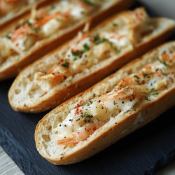 Baguette farcie au surimi