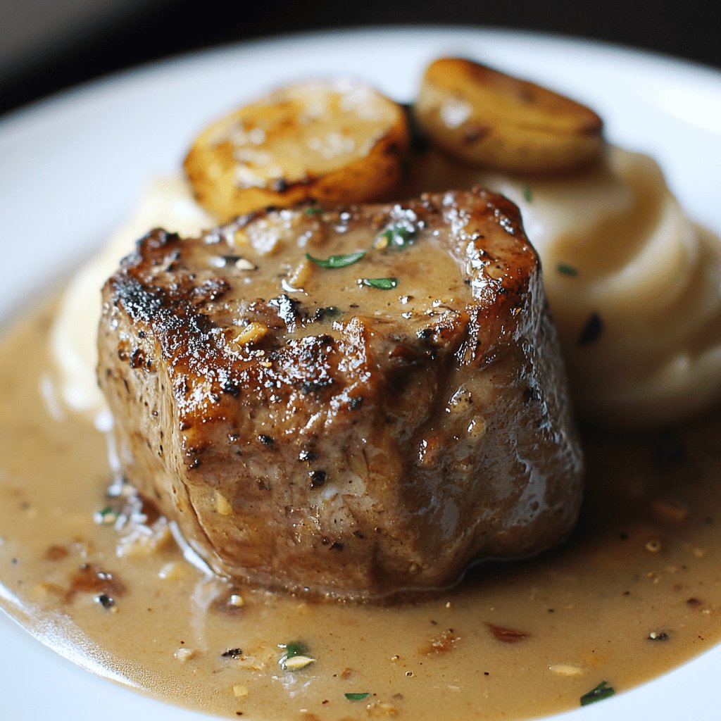 Filet mignon de veau au cidre