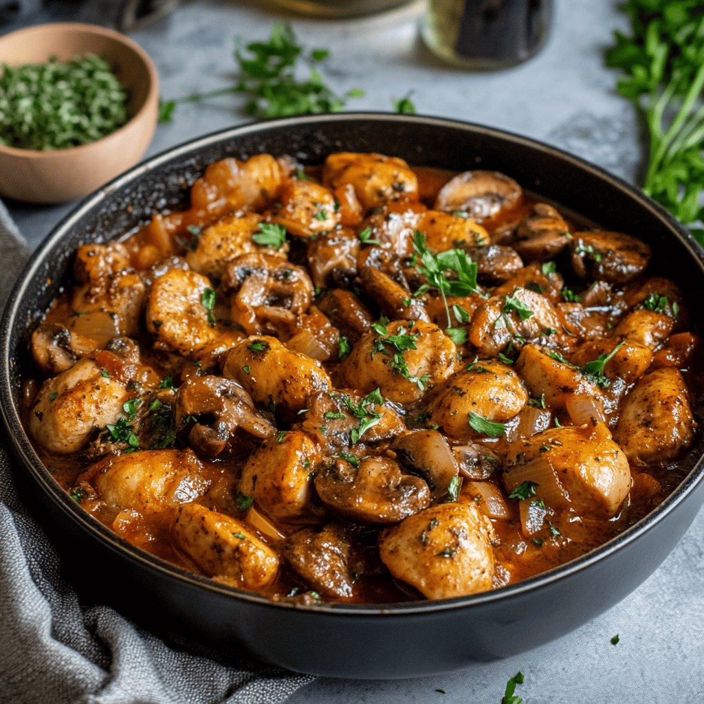 Poulet Marengo revisité