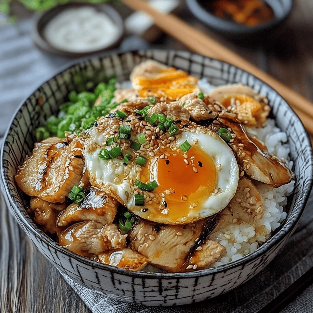 Oyakodon Japonais