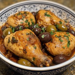 Poulet aux olives marocain