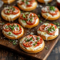 Easy Mini Bagel Pizzas