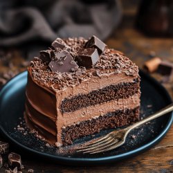 Gâteau au chocolat sans produits laitiers