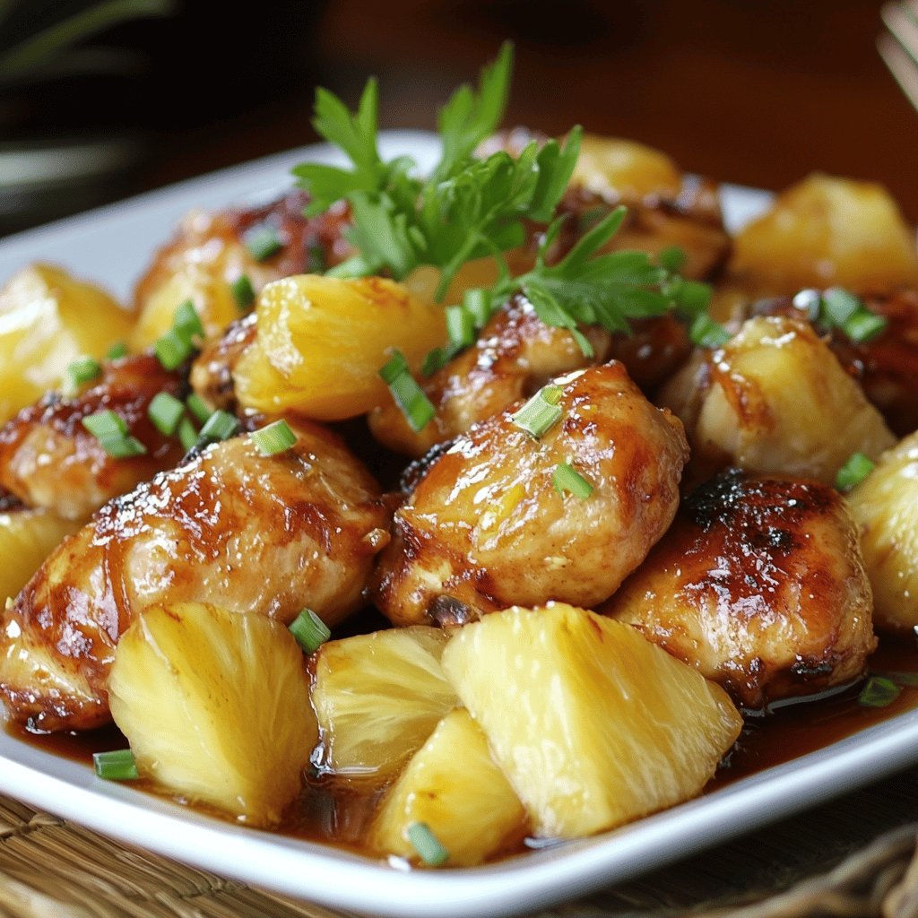 Hawaiian Pineapple Chicken