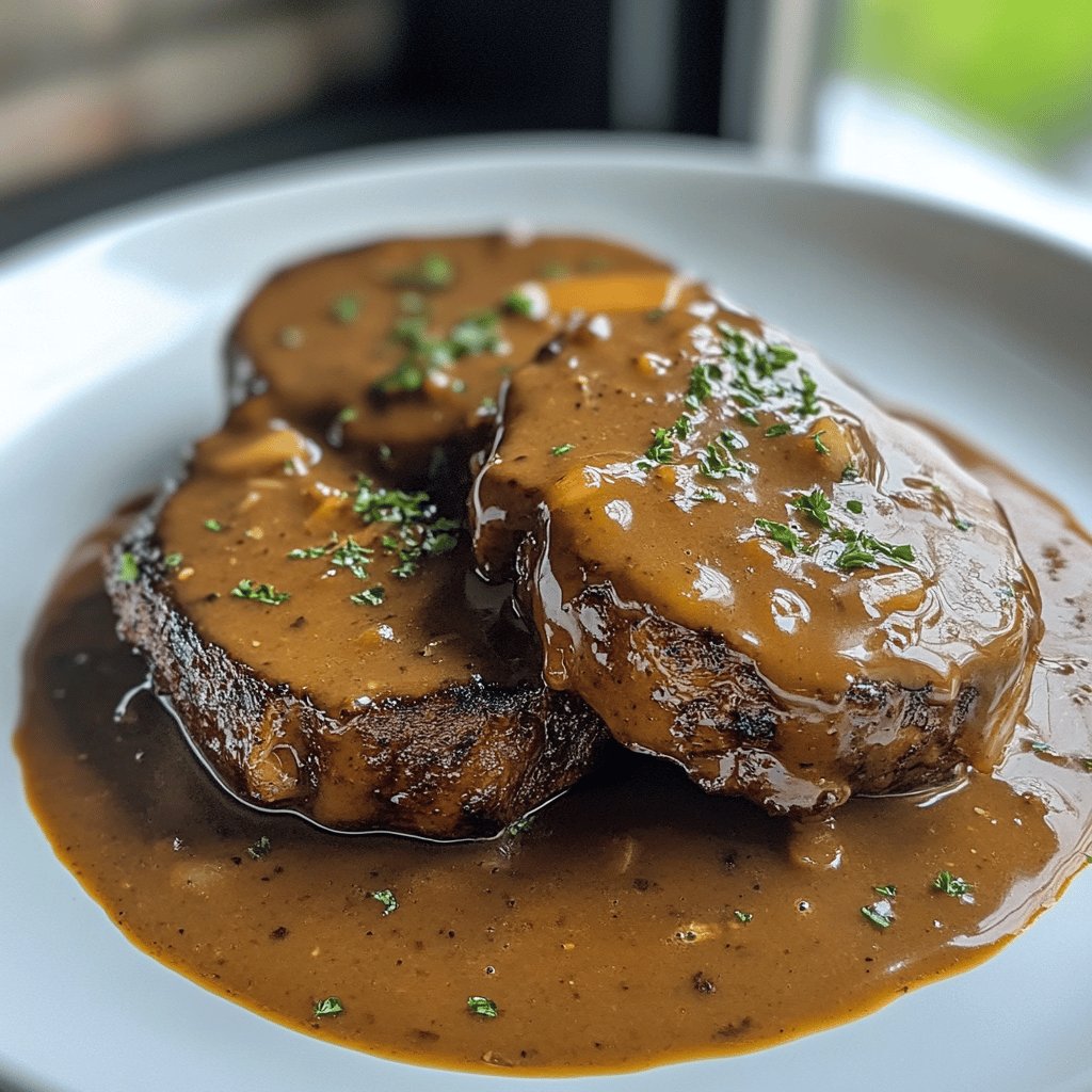 Savory Round Steak and Gravy