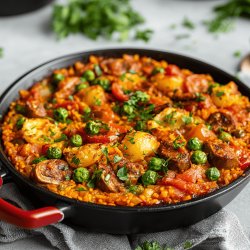 Paella simplifiée et savoureuse