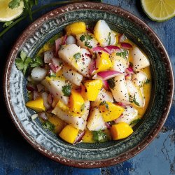 Ceviche de dorade à la mangue