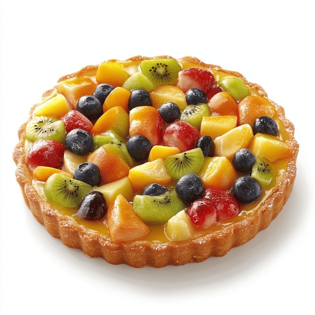 Tarte aux fruits estivale